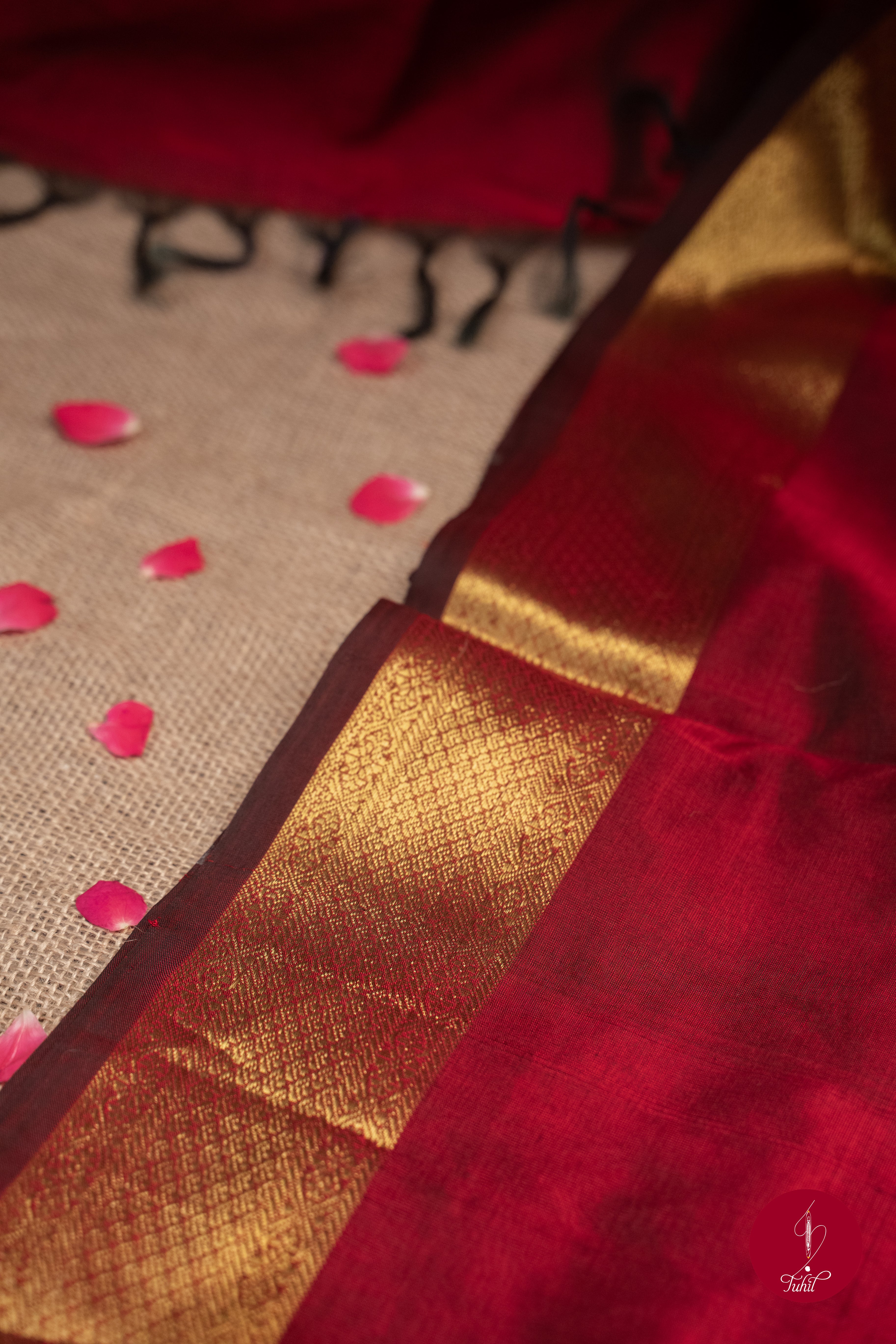 Kanchipuram Silk Cotton Saree- Arakku