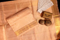 Kanchipuram Silk Cotton Saree * Tanishq Singapore - Aabharna - Ivory